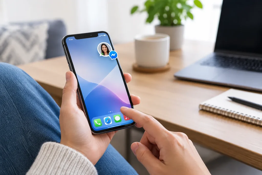 Comment activer les bulles de discussion Messenger sur iPhone0?